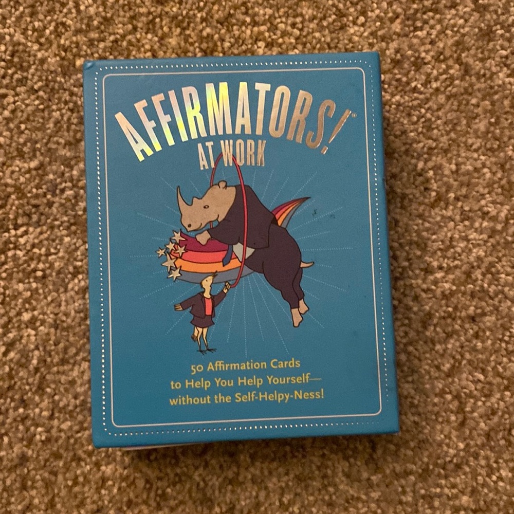 Knock Knock Affirmators! at Work: 50 Affirmation Cards to Help You Help Yourself